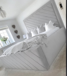 The Luxury Zara Bed, Light Grey